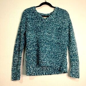 Loft Outlet Cozy Blue Knit Sweater, Sz S.